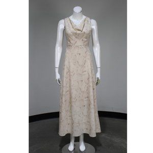 Sunday in Brooklyn tan marbled maxi dress